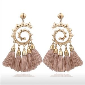 Gold Tassel Earrings